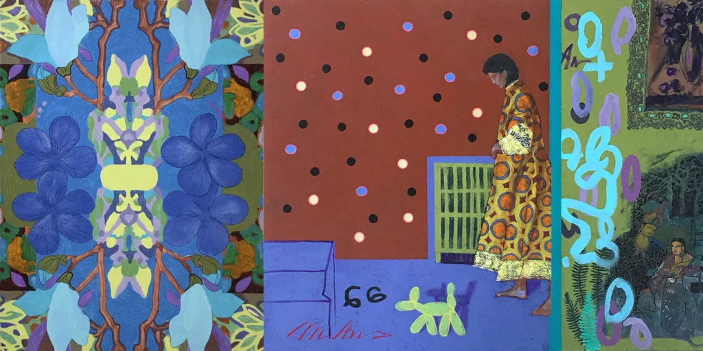 Diptych 22Sakura Blossoms, Tatiana An